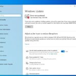 windows update error