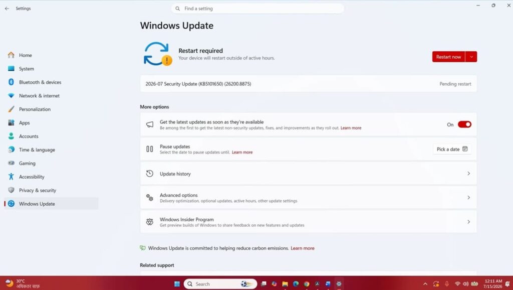 Download windows 11 KB5101650